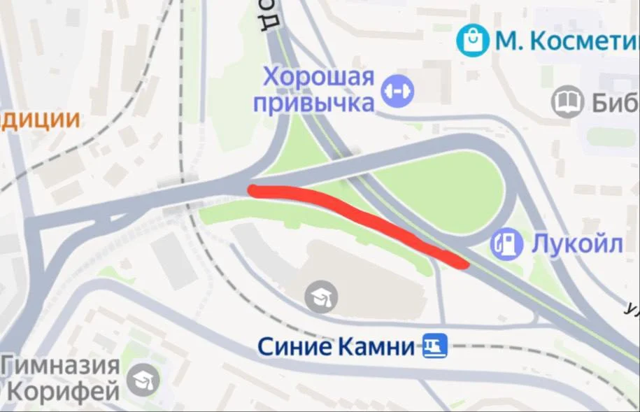 Участок развязки у «Калины» открыли