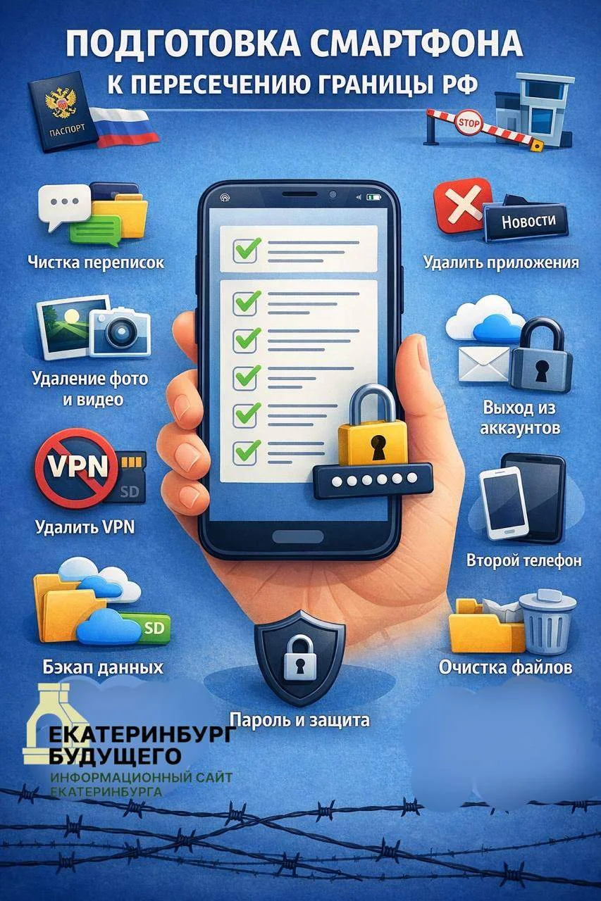 📱 Как&nbsp;подготовить смартфон к&nbsp;пересечению границы РФ: базовый гайд